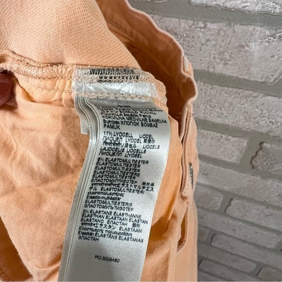 7 For All Mankind Luxe Vintage Tab High Waist Slim Kick Cut Hem Jeans Size 25 - Picture 12 of 12